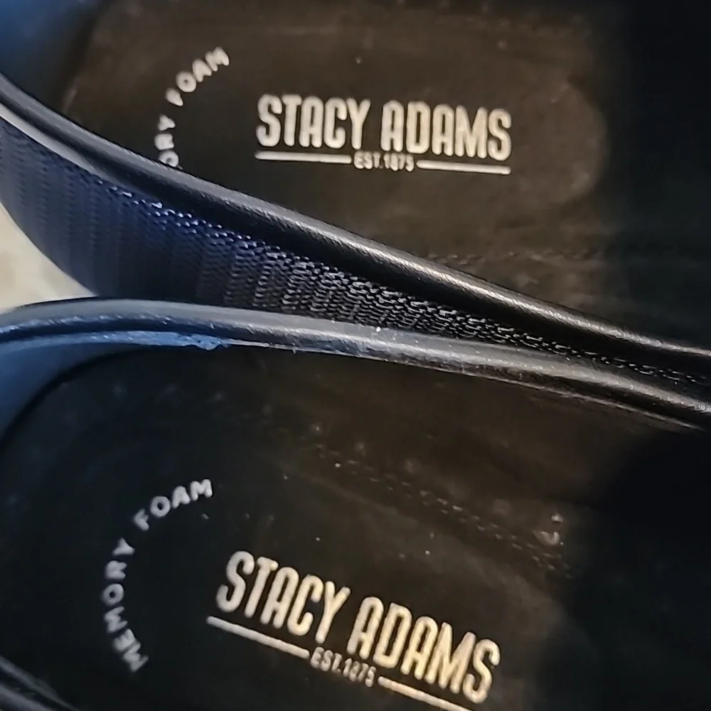 Stacy Adams Men's Dark Blue Loafers Shoes Brand New No Tag